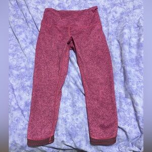 Lululemon pink leggings